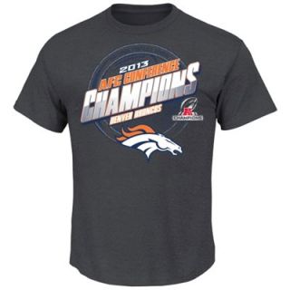 Denver Broncos 2013 AFC Champions Classic Conference T Shirt   Charcoal
