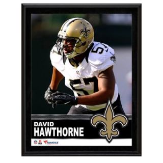 David Hawthorne New Orleans Saints Sublimated 10.5 x 13 Plaque