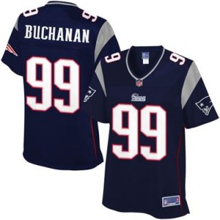Pro Line Womens New England Patriots Michael Buchanan Team Color Jersey