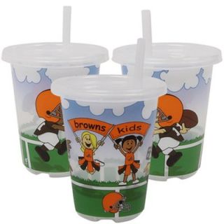Cleveland Browns 3 Pack 10oz. Sip n Go Plastic Cups