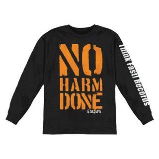 No Harm Done Escape Long Sleeve Music Fan T Shirts Clothing