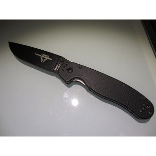 Ontario 8846 RAT Folding Knife (Black)  Hunting Knives  Sports & Outdoors