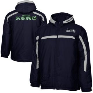 Seattle Seahawks Youth Full Zip Hooded Jacket   College Navy