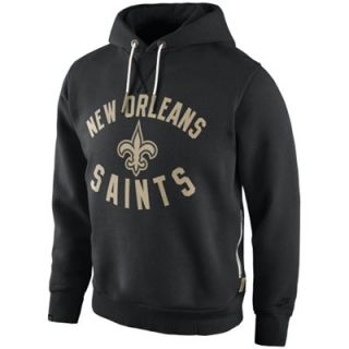 Nike New Orleans Saints Washed Pullover Hoodie   Black