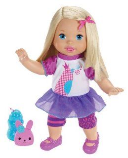 This Giggly Toddler Doll Has A Lot To Say   Little Mommy Talk with Me Repeating Doll Toys & Games