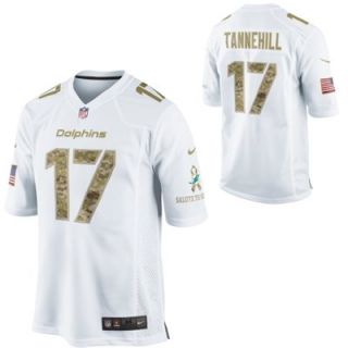 Nike Ryan Tannehill Miami Dolphins Youth Salute to Service Game Jersey   White