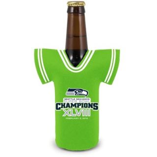 Seattle Seahawks Super Bowl XLVIII Champions Jersey Bottle Koozie