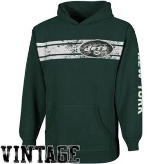 New York Jets Youth Vintage Pullover Hoodie   Green