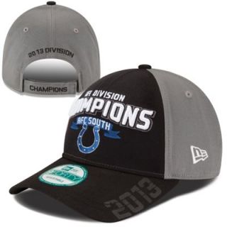 New Era Indianapolis Colts 2013 AFC South Division Champions 9FORTY Adjustable Hat   Gray/Black