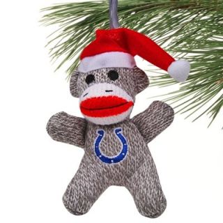 Indianapolis Colts Sock Monkey Ornament
