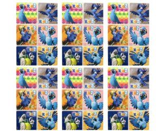 RIO 2 Stickers   Rio 2 Birthday Party Favor Sticker Set Consisting of 45 Stickers Featuring 6 Different Designs Measuring 2.5" Per Sticker Toys & Games