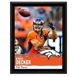 Eric Decker Denver Broncos Sublimated 10.5 x 13 Plaque