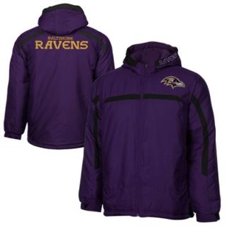 Baltimore Ravens Youth Full Zip Hooded Jacket   Purple