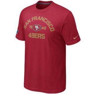 Nike San Francisco 49ers Arch T Shirt   Scarlet
