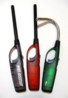 3 Duraflame Refillable Lighters, Each For A Different Purpose 1) Wind Resistant; 2) Flexible Nozzle; 3) Multiple Purpose Child Resistant, Company ID #1218 Kitchen & Dining