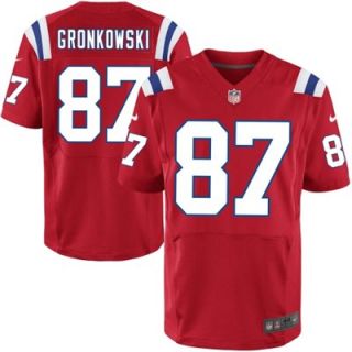 Nike Rob Gronkowski New England Patriots Elite Jersey   Red