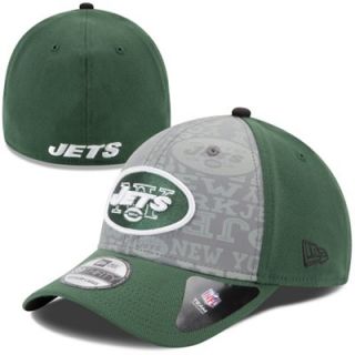 Mens New Era Green New York Jets 2014 NFL Draft 39THIRTY Flex Hat