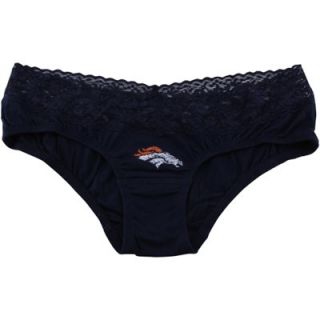 Denver Broncos Womens Burnout Panties   Navy Blue