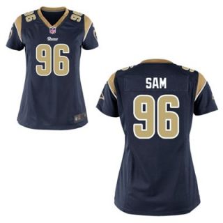 Michael Sam St. Louis Rams Nike Womens 2014 NFL Draft #10 Pick Game Jersey   Navy Blue