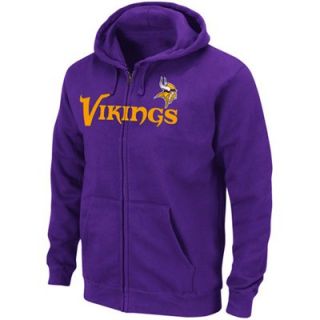 Minnesota Vikings Purple Classic Heavyweight II Full Zip Hoodie Sweatshirt