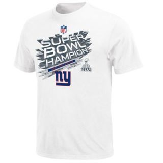 New York Giants Super Bowl XLVI Champions Youth Locker Room T Shirt   White