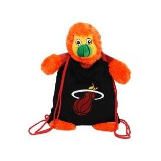 Miami Heat NBA Plush Mascot Backpack Pal 