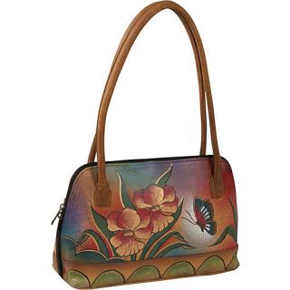 ANNA by Anuschka ANNA by Anuschka Zip Around Tote   Floral Butterfly