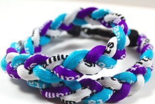 NEW 20" Medium Size Light Blue Purple White Tornado Necklace With Case Sports & Outdoors
