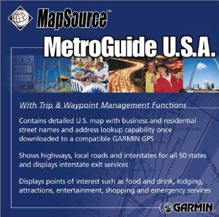 Garmin MetroGuide 2001 U.S.A. Street Map CD ROM (Windows) GPS & Navigation