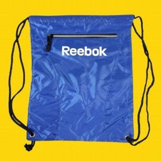 Reebok Drawstring Royal Blue Backpack Gym Bag W/ Zipper Pocket Sports & Outdoors
