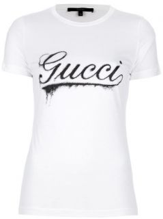 Gucci Logo Print T shirt