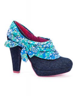 Ruby Shoo Denim Bow Shoe Boots
