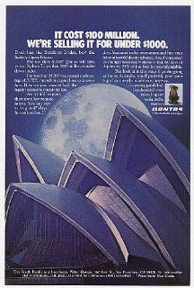 1975 $100 Million Sydney Opera House Qantas Airlines Print Ad (24703)  