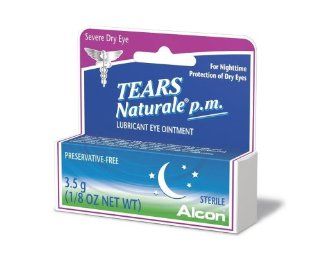 Alcon Tears Naturale P.M. Lubricant Eye Ointment, 1/8 Ounce Tubes (Pack of 2) Health & Personal Care
