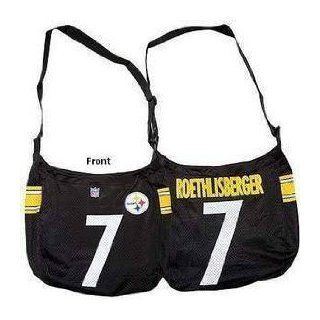 Pittsburgh Steelers #7 Roethlisberger Black Purse Clothing