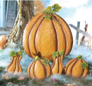 Fall Pumpkin And Gourd Halloween Lawn Stake Decorations By Collections Etc   Outdoor Pumpkin Decorations