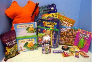 Camp Care Package   Gift Basket for Kids At Camp, Grandma's, Etc.   Boys Food and Candy Version Toys & Games
