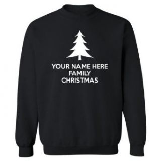 Personalized Name Here Family Christmas Adult Sweatshirt Clothing
