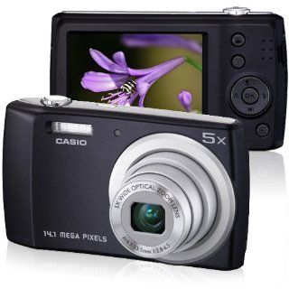 Casio Digital Camera Qv R200bk Point and Shoot 14.1 Mp 5x Wide Optical Zoom  Camera & Photo
