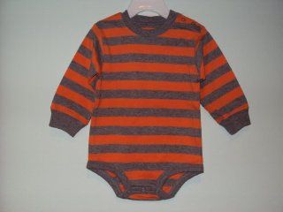 Carter's Baby Boys Long sleeve Bodysuit Orange/grey 18 Months Infant And Toddler Bodysuits Baby