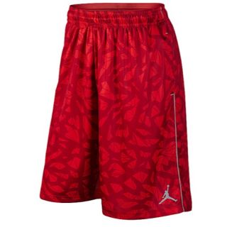 Jordan Fragmented Ele Shorts   Mens   Basketball   Clothing   Gym Red/Fire Red/Reflective