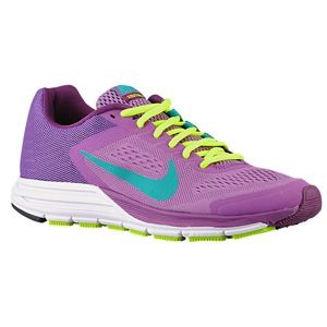 Nike Zoom Structure + 17   Womens   Running   Shoes   Violet Shade/Bright Grape/Volt/Turbo Green