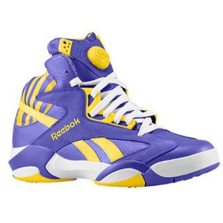 Reebok Shaq Attack   Mens   Basketball   Shoes   Team Purple/Blaze Yellow/White