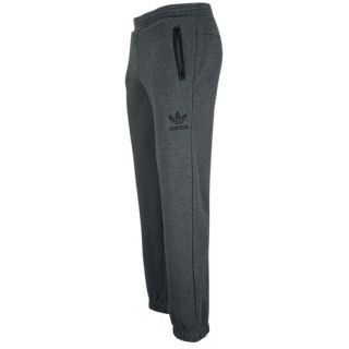 adidas Originals Fleece Pants   Mens   Casual   Clothing   Dark Grey Heather/Hi Resolution Red