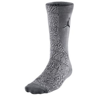 Jordan Elephant Print Crew Socks   Adult   Basketball   Accessories   Cool Grey/Black/Dark Grey