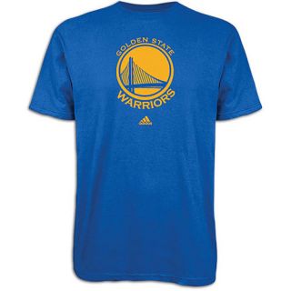 adidas NBA Primary Logo T Shirt   Mens   Basketball   Clothing   Golden State Warriors   Royal