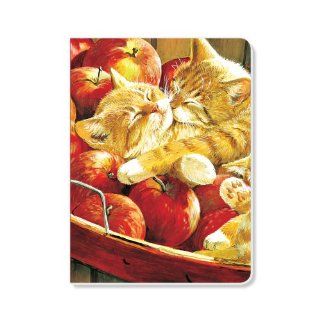 ECOeverywhere Apples Journal, 160 Pages, 7.625 x 5.625 Inches, Multicolored (jr90121)  Hardcover Executive Notebooks 