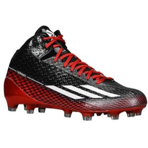 adidas adiZero 5 Star 3.0 Mid   Mens   Football   Shoes   Black/White/University Red