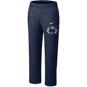Nike College Classic Fleece Open Hem Pants   Mens   Basketball   Clothing   Penn State Nittany Lions   Navy