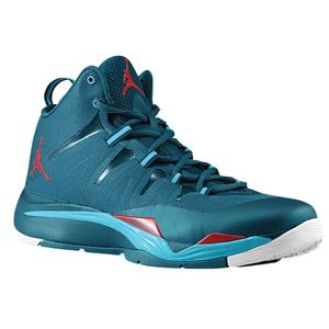Jordan Super.Fly II   Mens   Basketball   Shoes   Dark Sea/Gamma Blue/White/Gym Red